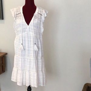 White Knox rose dress